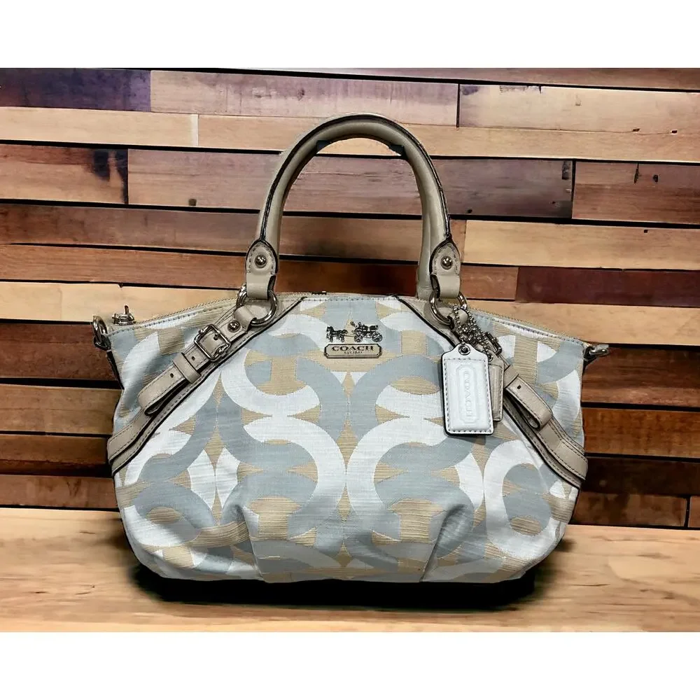 Y2K Coach 17078 Madison Sophia OP Art Satchel Bag 3 Piece Set